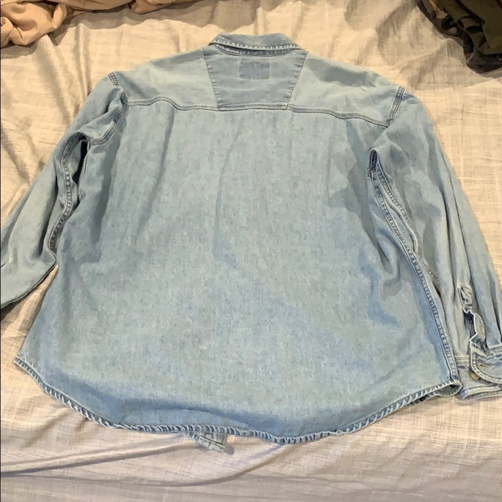 Jean button up